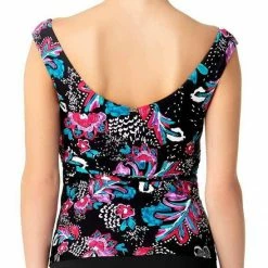 Tankinis Anne Cole Off The Shoulder Wrap Tankini Top