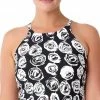 Anne Cole Plus Coming Up High Neck Tankini Top 2 Anne Cole Plus Coming Up High Neck Tankini Top