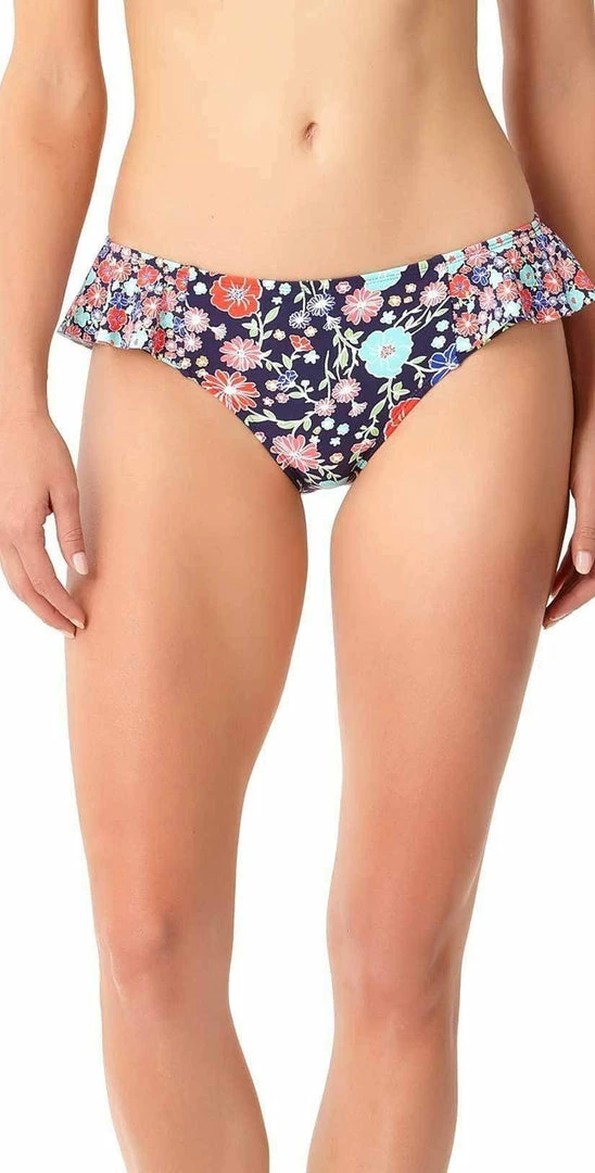 Anne Cole Lazy Daisy Side Flounce Bikini Bottom 6 Anne Cole Lazy Daisy Side Flounce Bikini Bottom