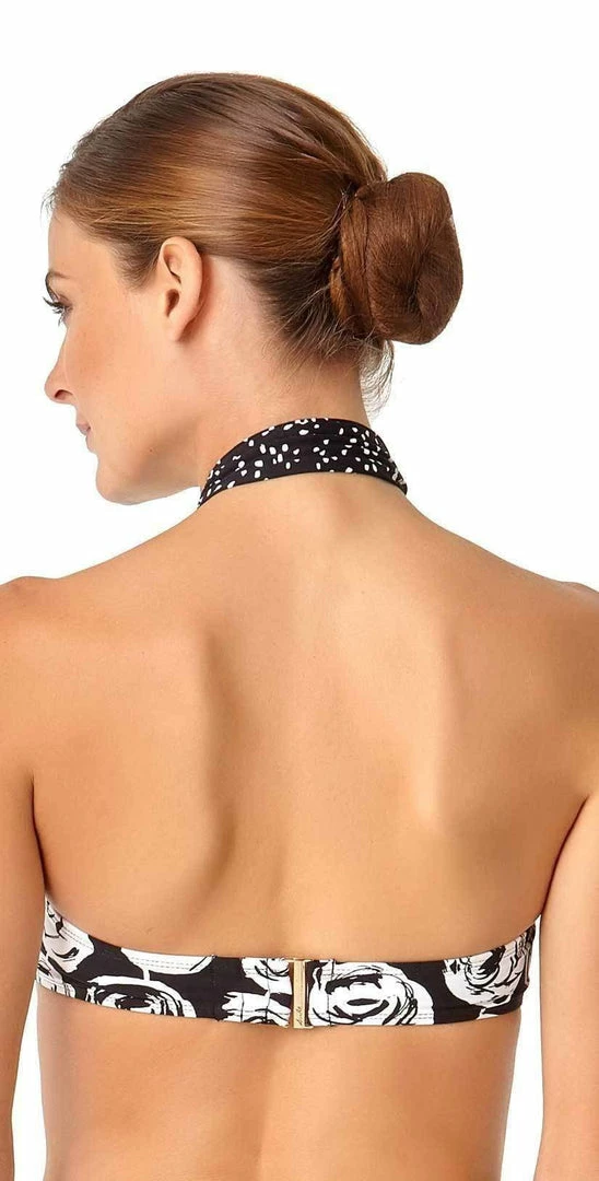 Anne Cole Coming Up Roses High Neck Bikini Top 4 Anne Cole Coming Up Roses High Neck Bikini Top