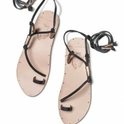 Vitamin A Beek Blue Bird Sandal In Black And Natural BLUEBKVA