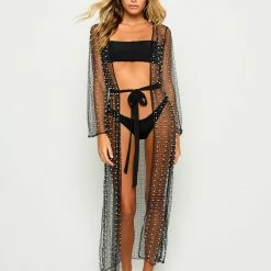 Beach Bunny Swimwear London Bralette Top - Black Bikinis