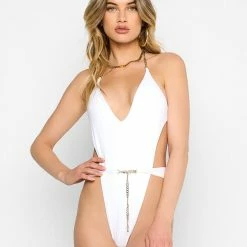 Beach Bunny Swimwear Brooklyn One Piece - White