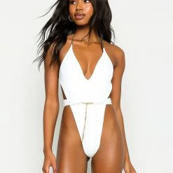 Beach Bunny Swimwear Brooklyn One Piece - White 13 Beach Bunny Swimwear Brooklyn One Piece - White