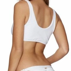 Beach Bunny Rib Tide Skimpy Bottoms In White B17125B2-WHT Bikinis