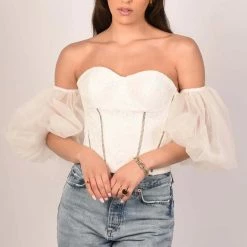 AKALIA COLLECTION Bikinis Chloe Off Shoulder Bustier