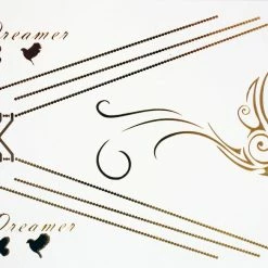 Almost Gone Sobe Tatts Dreamer Temporary Metallic Tattoos Pack Accessories
