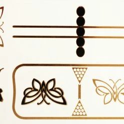 Almost Gone Sobe Tatts Dreamer Temporary Metallic Tattoos Pack Accessories