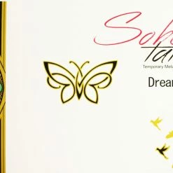 Almost Gone Sobe Tatts Dreamer Temporary Metallic Tattoos Pack Accessories