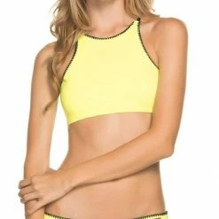 Dulzamara Beachwear Dulzamara Cactus High Neck Bikini Set
