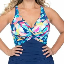 Profile By Gottex Bermuda Breeze Skirted One Piece
