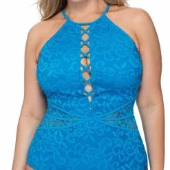 Profile By Gottex Shalimar One-Piece Swimsuit In Peacock 7 Profile By Gottex Shalimar One-Piece Swimsuit In Peacock