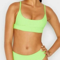 Frankies Bikinis Gavin Bikini Bottom In Acid Green