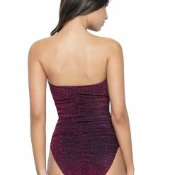 One Piece Swimsuits PQ Swim Garnet Ruched One Piece