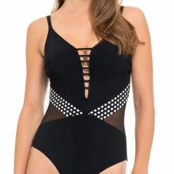 Profile By Gottex Hollywood One Piece Swimsuit In Black E854-2074-001