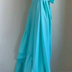 Camaroha Sutra Goddess Dress Blend 10 Inch Ruffle In BVI Blue Resort Wear