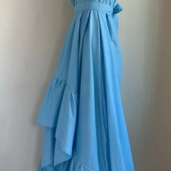 Camaroha Sutra Goddess Dress Blend 10 Inch Ruffle In Sky Blue