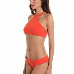 Bromelia Swimwear Bromelia Copacabana Bikini Top In Mango Bikinis