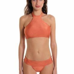 Bromelia Swimwear Bromelia Copacabana Bikini Top In Mango Bikinis