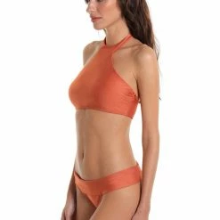 Bromelia Swimwear Bromelia Copacabana Bikini Top In Mango Bikinis