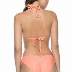 PilyQ Guava Basic Ruched Full Bottom