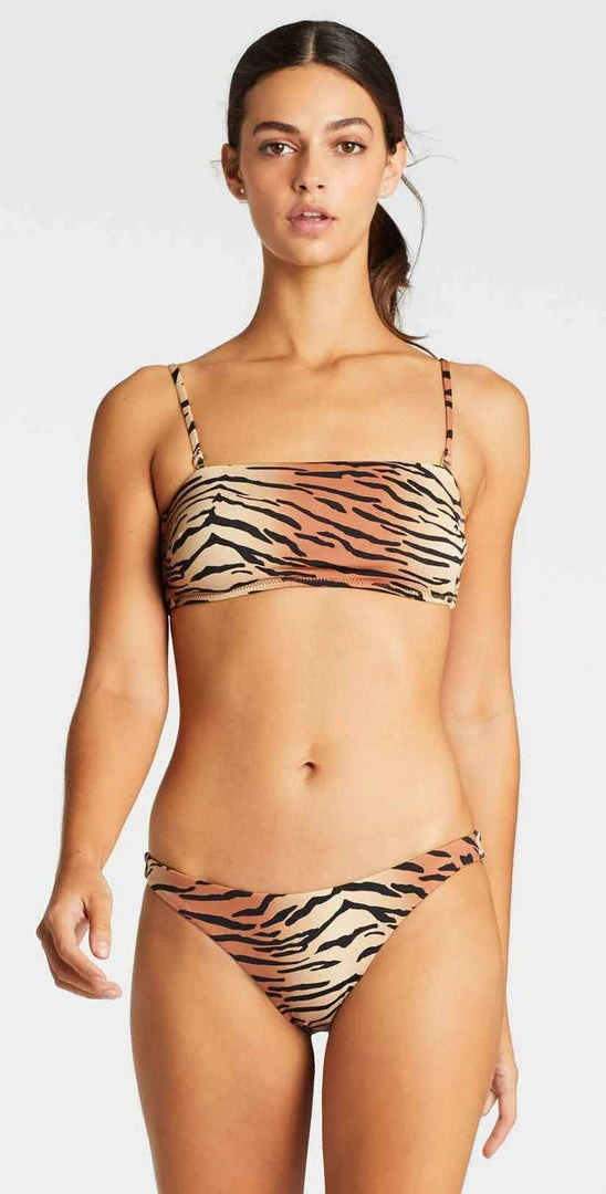 Vitamin A EcoLux Mila Bandeau Bikini Top In Ziva 3 Vitamin A EcoLux Mila Bandeau Bikini Top In Ziva