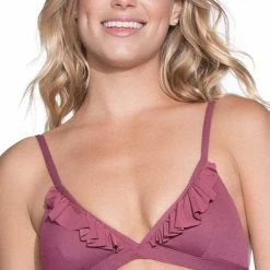 Maaji Amaranth Juneberry Delightful Triangle Bikini Top 3045SFT01 8 Maaji Amaranth Juneberry Delightful Triangle Bikini Top 3045SFT01