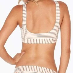 L*Space L Space Gold Horizon Veronica Bitsy Bottom GHVEB18-WHT Bikinis