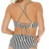 L*Space Bikinis L Space Stripe Reversible Tripp High Waist Bikini Bottom