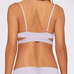 L*Space Bikinis L Space Rocky Wrap Bikini Top In Ice