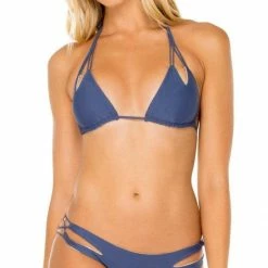 Luli Fama Cosita Buena Reversible Open Side Bottom In Azulejos Bikinis