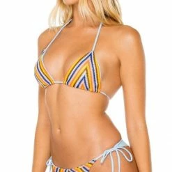 Luli Fama Plaza Espana Tie Side Brazilian Bikini Bottom Bikinis