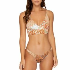 Luli Fama Salty But Sweet High Leg Brazilian Bikini Bottom Bikinis