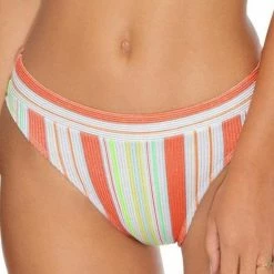 Luli Fama Playtime High Leg Banded Waist Bikini Bottom Bikinis