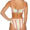 Luli Fama Playtime High Leg Banded Waist Bikini Bottom Bikinis
