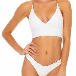 Bikinis Luli Fama Safari Dreams High Leg Bottom In Brown