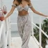 Montce Swim Lilac Paisley Boho Pants