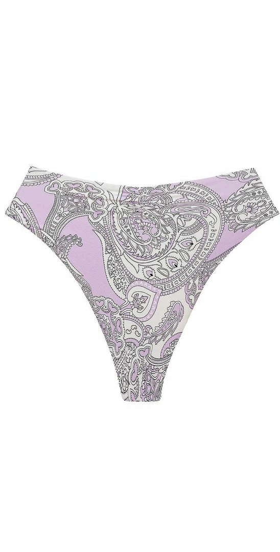Montce Swim Paula Lilac Paisley Tie-Up Bikini Bottom 4 Montce Swim Paula Lilac Paisley Tie-Up Bikini Bottom