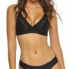 PQ Swim PilyQ Midnight Stitched Ellie Halter Bikini Top