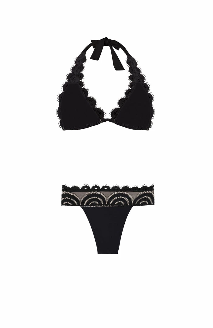 PilyQ Midnight Lace Banded Teeny Bottom 5 PilyQ Midnight Lace Banded Teeny Bottom