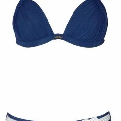 Maryan Mehlhorn Cruise Nautical Bikini Set In Navy 5680-508-044