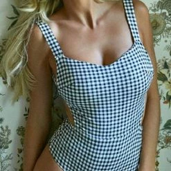 Montce Swim Montce Bea One Piece Swimsuit In Gingham