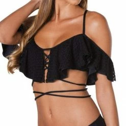 Montce Swim Bikinis Montce Palmilla La Caletta Top In Black