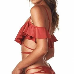 Montce Swim Bikinis Montce La Caletta Top In Sienna