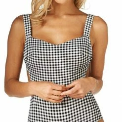 Montce Swim Montce Bea One Piece Swimsuit In Gingham