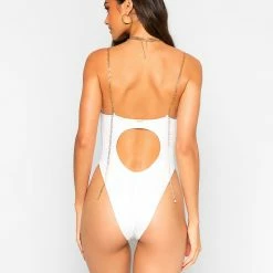 Beach Bunny Swimwear Noelani One Piece - White One Piece Swimsuits 23 Beach Bunny Swimwear Noelani One Piece - White One Piece Swimsuits
