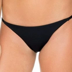 Aerin Rose Obsidian Mercury Bottom In Black B490-OBSI Bikinis