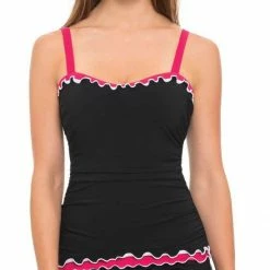 Profile By Gottex Coquette Underwire Tankini Top E852-1D18-001/E852-1E18-001