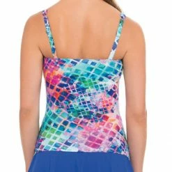 Profile By Gottex Song Bird Skirted Bottom In Blue E837-1P58-421 Bikinis