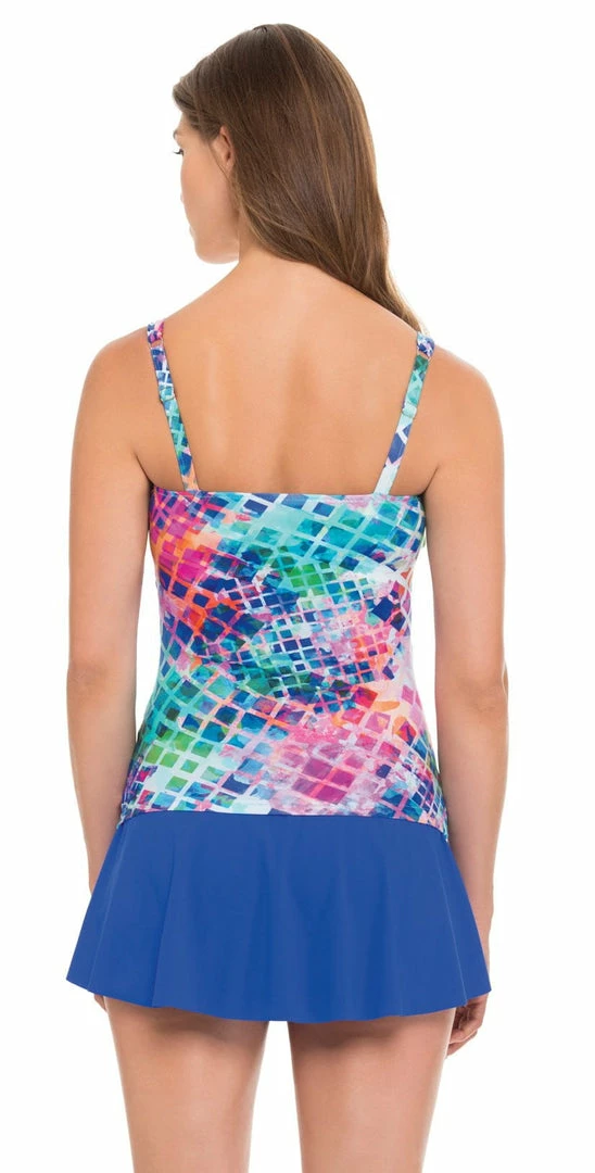 Profile By Gottex Song Bird Skirted Bottom In Blue E837-1P58-421 Bikinis 3 Profile By Gottex Song Bird Skirted Bottom In Blue E837-1P58-421 Bikinis